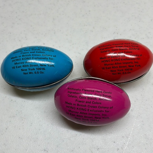 Vintage Metal Easter Egg Tin Trinket Box - Picture 7 of 8